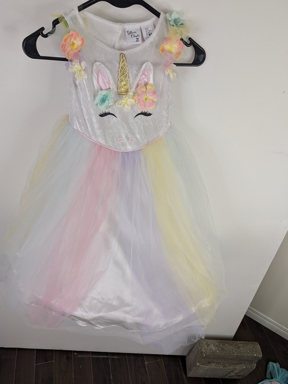 Unicorn Tulle Costume Dress - Pastel Rainbow